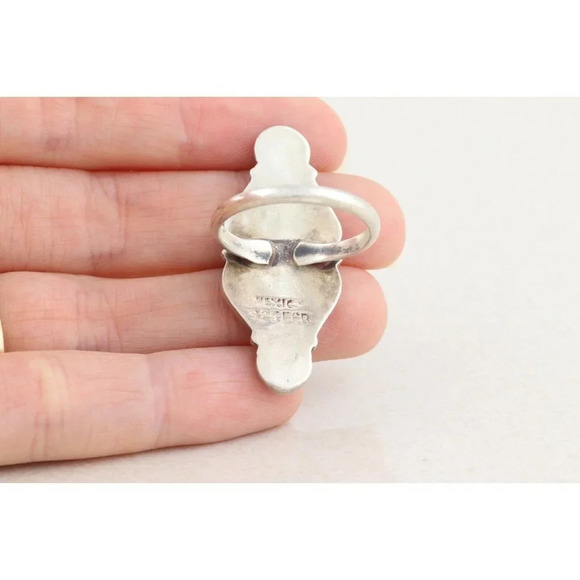 Sterling Silver Abalone Ring Size 7 1/2 - Picture 6 of 6